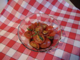 Warm Cherry Tomato Salad