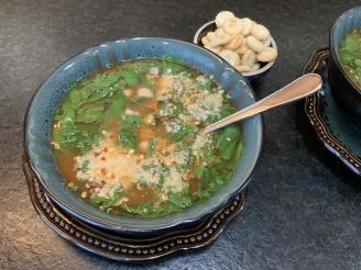Quick White Bean and Spinach Soup