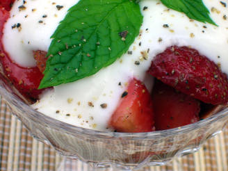Strawberries With Brown Sugar & Balsamic Vinegar