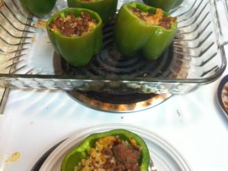 Southern-Style Stuffed Bell Peppers