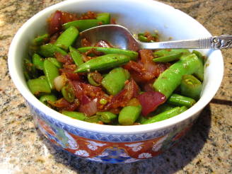 Snap Peas and Red Onions