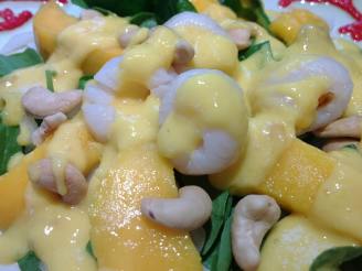 Theresa 's Spinach Salad With Lychee Mango Dressing