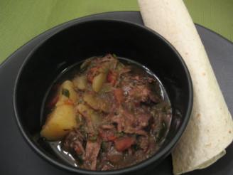 Crock Pot Chile Verde Stew (Caldillo)