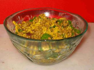 Spicy Mince With Rice & Spinach