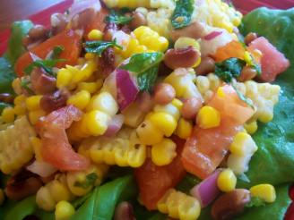 Pinto Bean, Fresh Corn and Tomato Salad