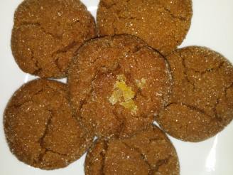 Gingersnap Cookies (Soft & Chewy)