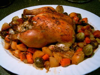 Roasted Chicken and Root Veggies