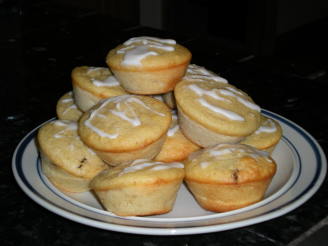 Lemon Glazed Zucchini Muffins