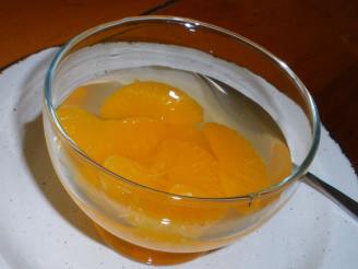 Mandarin Oranges With Ouzo Liqueur