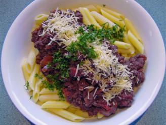 Spaghetti Bolognese With Red Wine