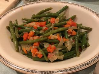 Sauteed Green Beans With Red Peppers