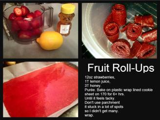 Strawberry Fruit Roll-Ups