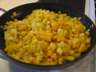 Yellow Squash and Corn Saute