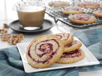 Walnut Cranberry Pinwheel Cookies
