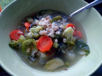 Broccoli and Barley Vegetable Soup