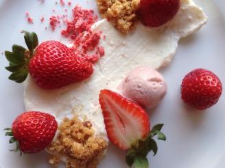 Deconstructed Strawberry Cheesecake