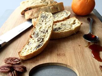 Pecan and Date Syrup Biscotti