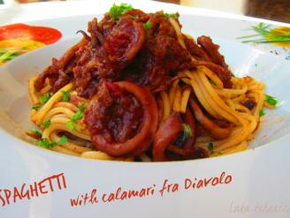 Spaghetti With Calamari Fra Diavolo