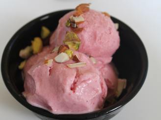 Strawberry Frozen Yogurt Without Ice Cream Maker