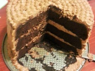 3 Layer Chocolate Cake With Chocolate Mousse Filling (Gluten Fre