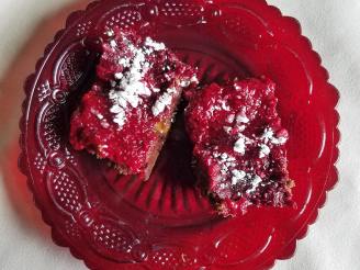 Raspberry Caramel Brownies