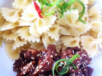 Spicy Beef With Farfelle