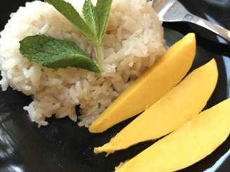Thai Coconut Rice With Mangoes