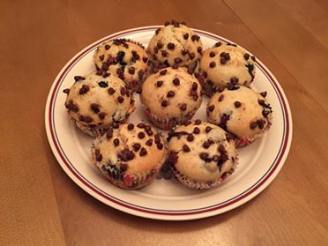 Vegan Blueberry Chocolate Chip Muffins