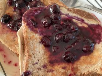 High Protein French Toast With BLUEBERRIES
