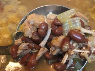 Chalupa or Spanish Shredded Pork and Beans