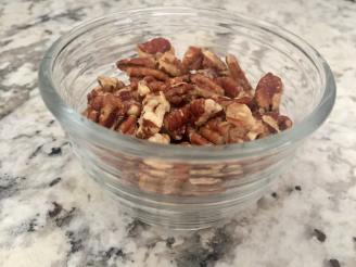 Candied Honey Oven Roasted Pecans