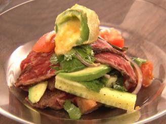 Flank Steak Salad With Jalapeno Poppers