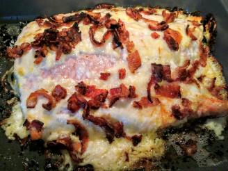 Bacon and Parmesan Crusted Salmon