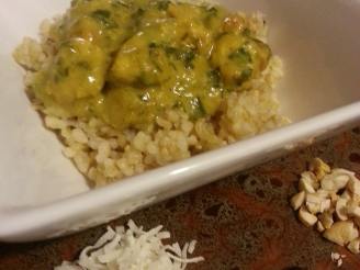 Chicken Kale Curry With Brown Rice