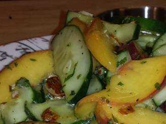 Peach & Cucumber Salad