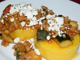 Turkey and Vegetable Ragout With Warm Polenta Rounds #A1