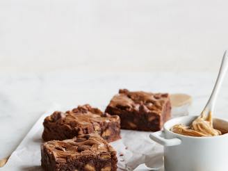 Dark Chocolate Brownies With Peanut Butter Filled DelightFulls