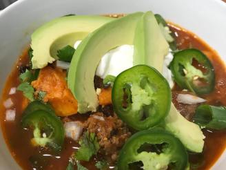 Instant Pot Chipotle Beef and Sweet Potato Chili