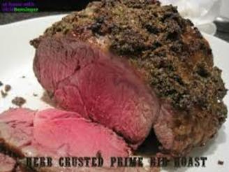 Herb Crusted Prime Rib Roast