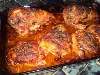 Spanish Oven Baked Roast Chicken