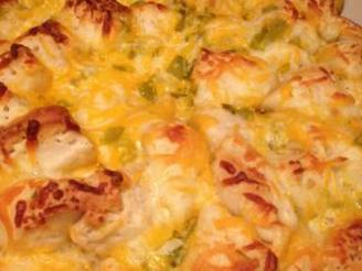 Green Chile Cheese Pull-Apart Bread