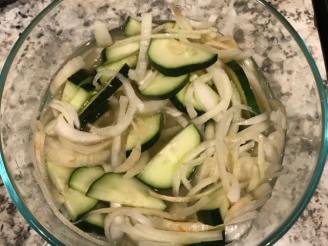 Quick Pickled Cucumber and Ginger
