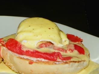 Lox Eggs Benedict for Manbeasts