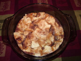 Bread Pudding in the Microwave