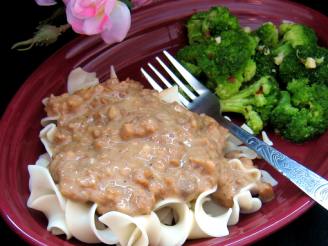 Ground Beef Gravy over Rice Recipe - Food.com