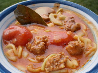 Italian Sausage Crockpot Soup