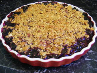 American Blueberry Crumble