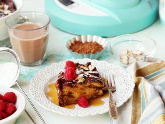 Instant Pot Chocolate Almond French Toast Casserole