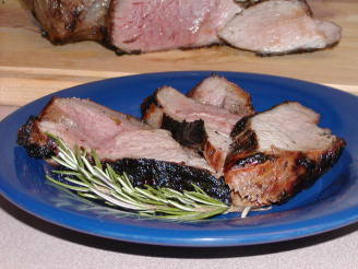 Butterflied Leg of Lamb With Lots of Garlic and Rosemary