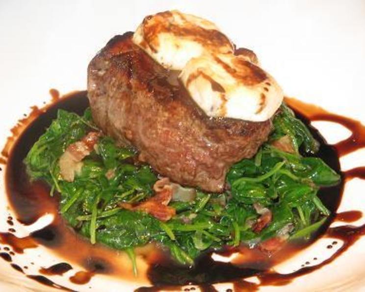 Filet Mignon With Goat Cheese and Balsamic Reduction Recipe